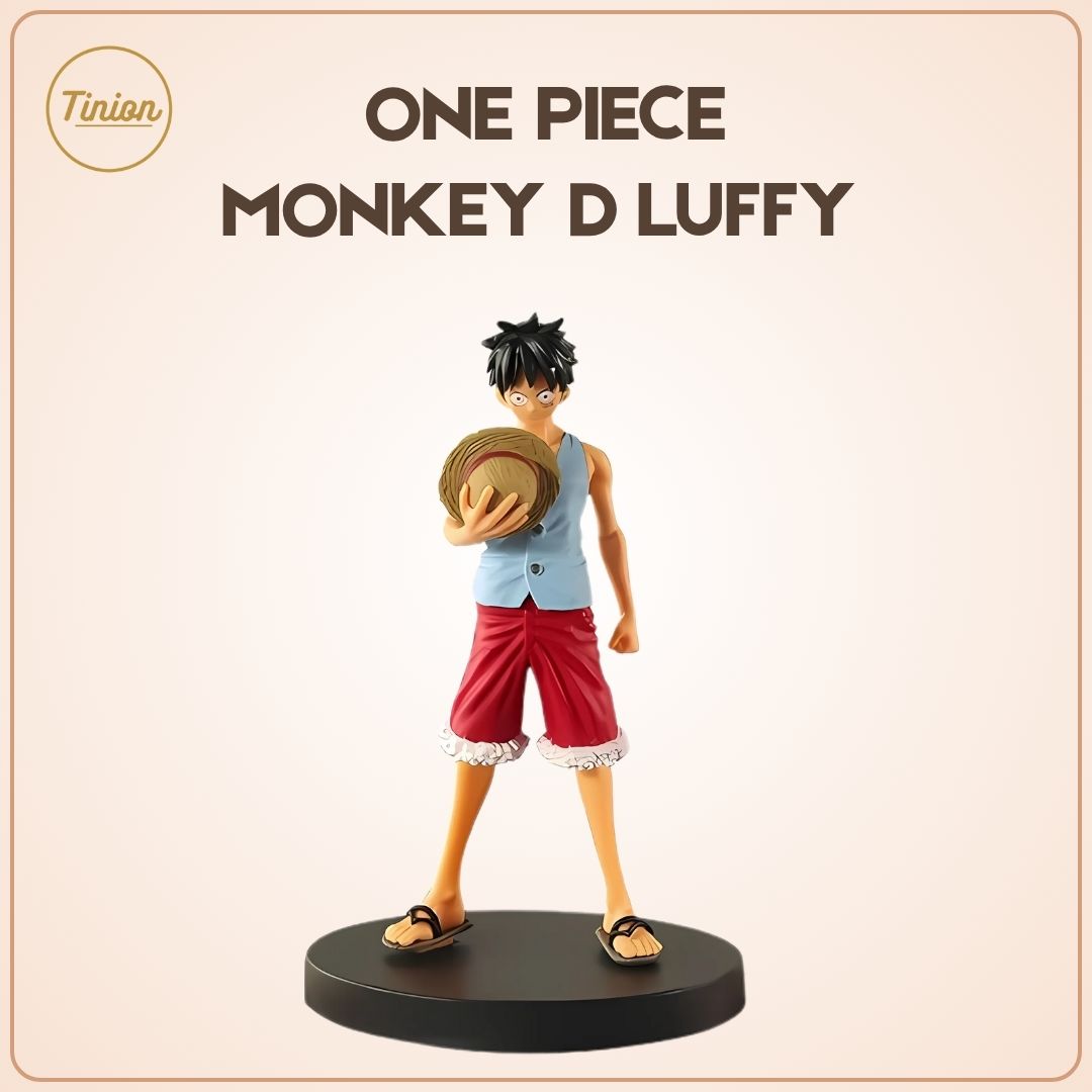 Tinion || Monkey D. Luffy Blue Coat Action Figure – 16cm PVC Collectible | Anime Figurine for Desk, Shelf, or Gifting