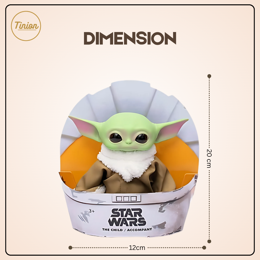 Tinion || Baby Yoda Collectible Figure – The Mandalorian Inspired Toy Doll for Kids (Ages 3+)