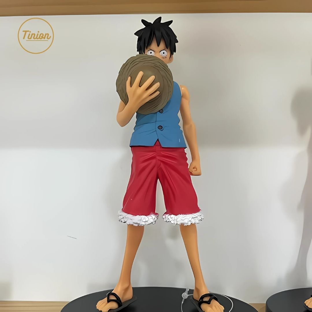 Tinion || Monkey D. Luffy Blue Coat Action Figure – 16cm PVC Collectible | Anime Figurine for Desk, Shelf, or Gifting