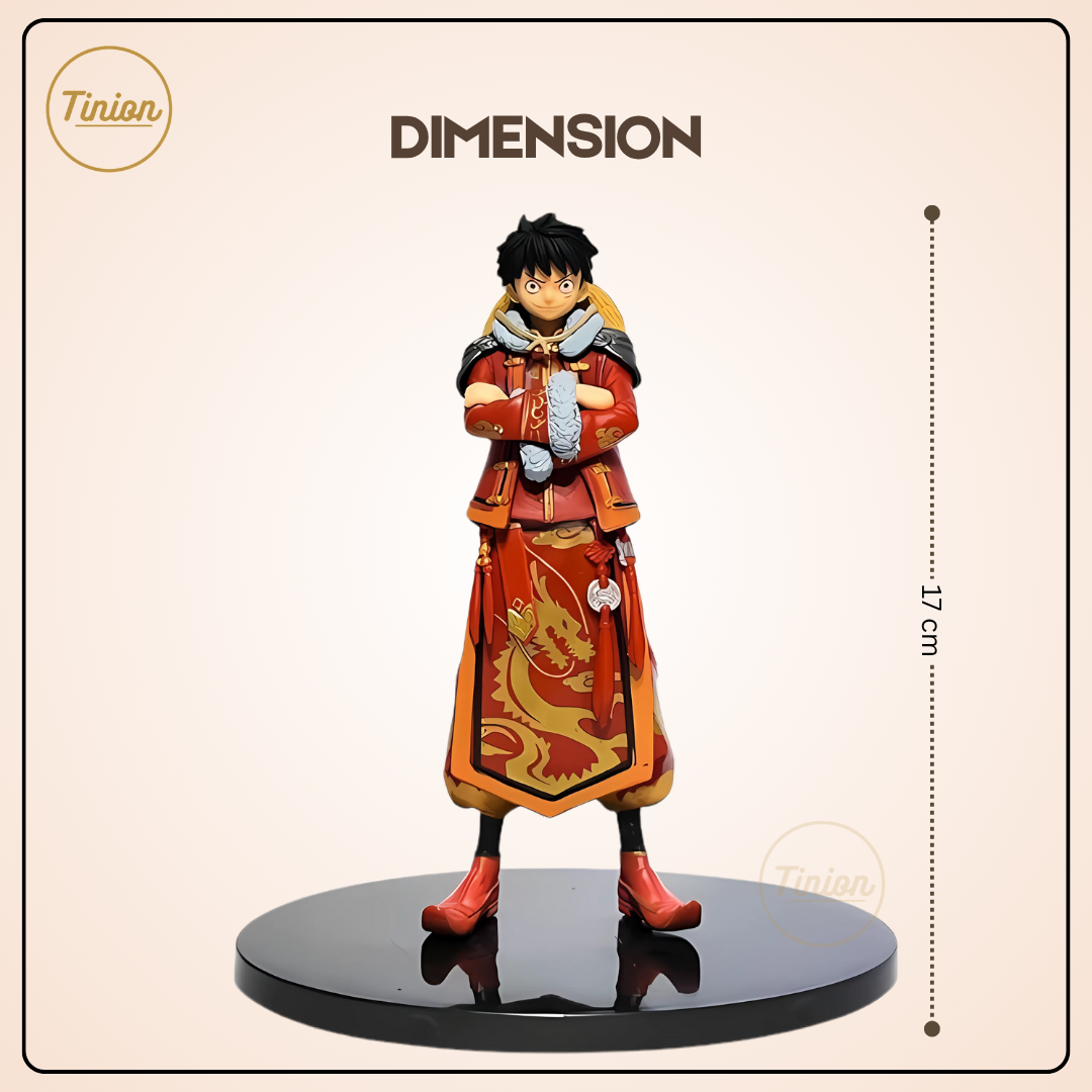 Tinion || Monkey D. Luffy Action Figure – 17 cm PVC Collectible | One Piece Anime Figurine for Display, Desk, & Gifting