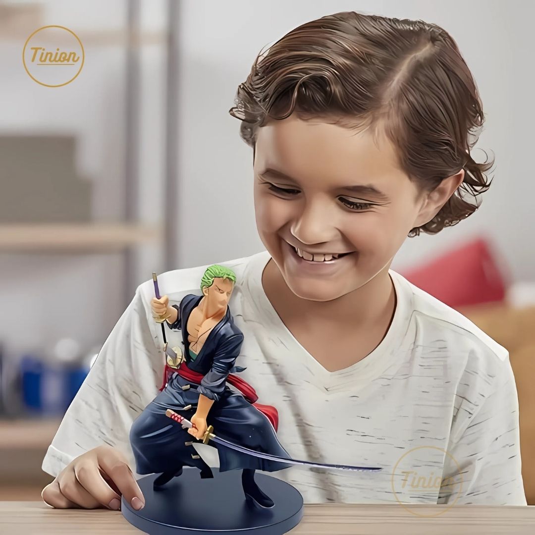 Tinion | One Piece – Roronoa Zoro Action Figure – 18 cm Special Edition Collectible