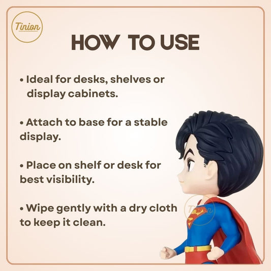 Tinion Superman Collectible Figurine – 17.5 cm Desk Hero