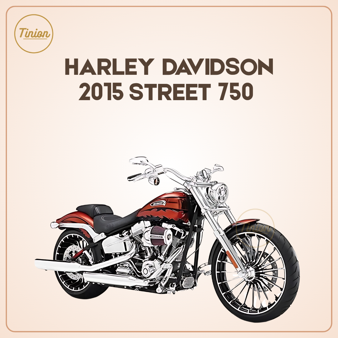 Tinion || Harley Davidson 2015 Street 750 – 1:12 Die-Cast Scale Model by Maisto | Collectible Bike for Desk Display & Gifting
