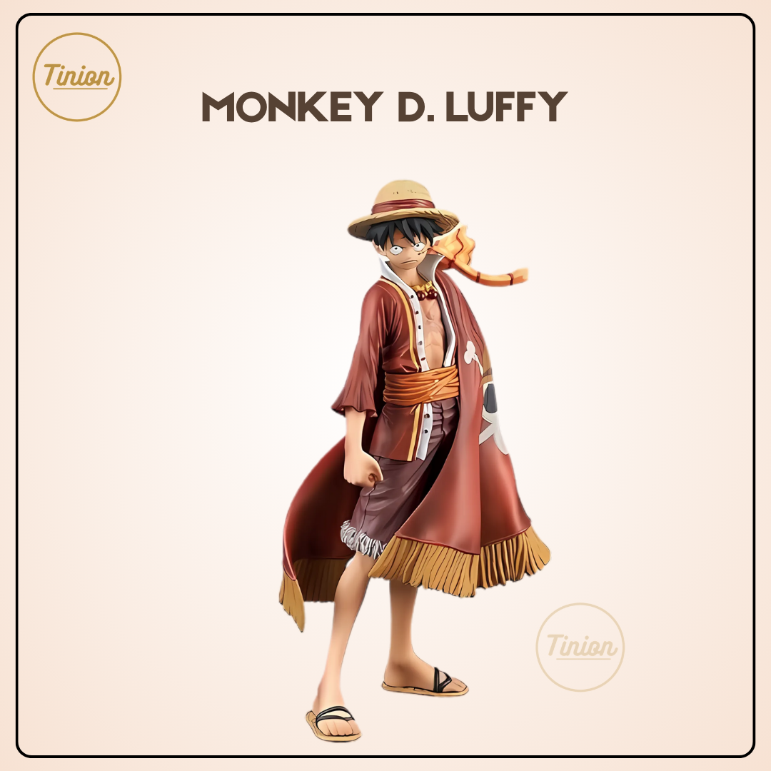 Tinion || Monkey D. Luffy Action Figure – 18cm Limited Edition Collectible | One Piece Anime Decor for Desk, Dashboard, Cake & Display
