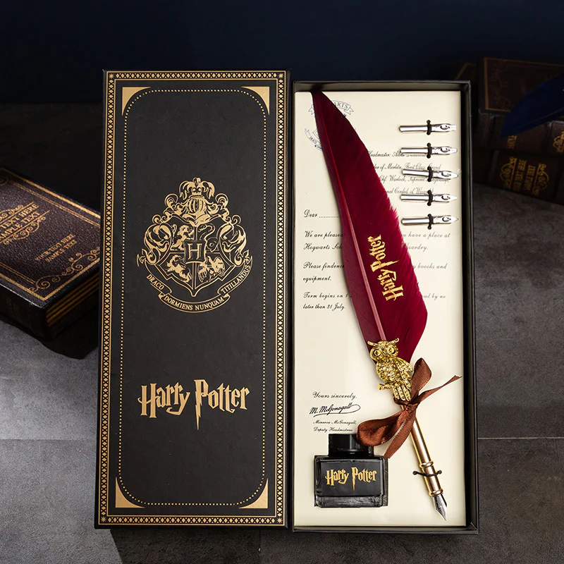 Tinion Harry Potter™ Levin Feather Calligraphy Executive Pen Set – Premium Gift Box