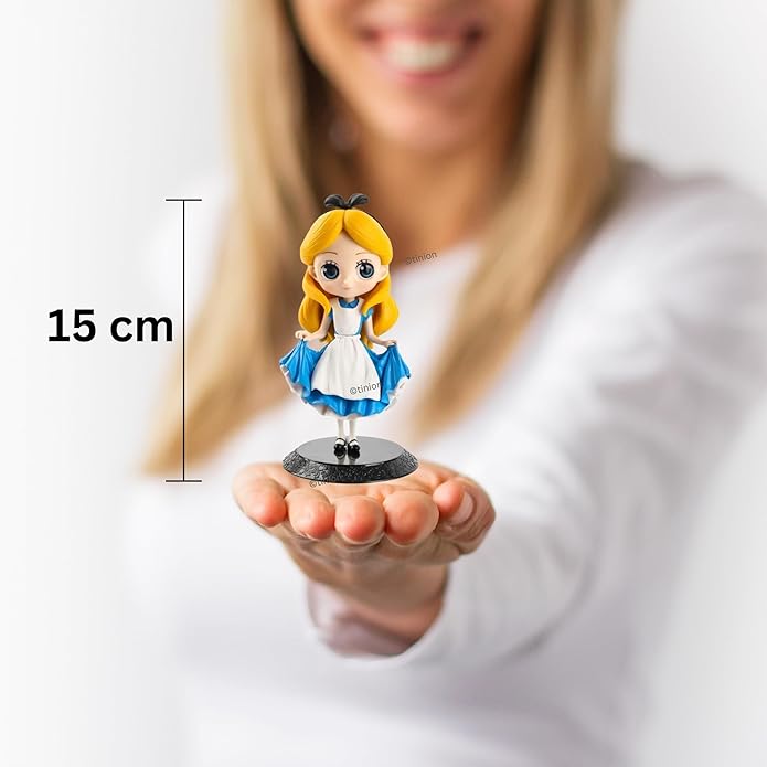 Tinion||Alice in Wonderland Action Figure Miniature Doll (Toy Figure) SpecialEdition for Car Dashboard, Decoration, Cake, Office Desk & Study Table (Pack of 1) (Height- 16cm)