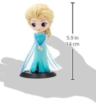 Tinion ||Elsa Special Edition Miniature Action Figure Doll – Decorative Toy for Car Dashboard, Cake, Office Desk, Study Table & More (Pack of 1, Height: 16 cm)