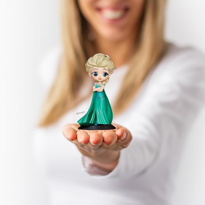 Tinion™ Special Edition Queen Elsa Action Figure – 16cm | Disney-Inspired PVC Figure for Dashboard, Cake, Desk & Home Décor