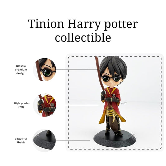 Tinion Harry Potter Special Edition Action Figure – 16cm | Car Dashboard, Cake Topper, Desk & Table Decoration (Pack of 1)