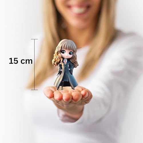 Tinion™ Hermione Granger Action Figure – Special Edition 16cm Harry Potter Collectible for Car Dashboard, Cake Decoration, Office Desk & Study Table (Pack of 1)