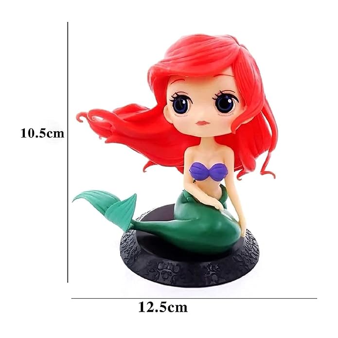 Tinion™ Little Mermaid Action Figure – Special Edition 16cm Disney Collectible | Car Dashboard, Desk, Cake Decoration & Birthday Gift for Kids & Collectors (Pack of 1)