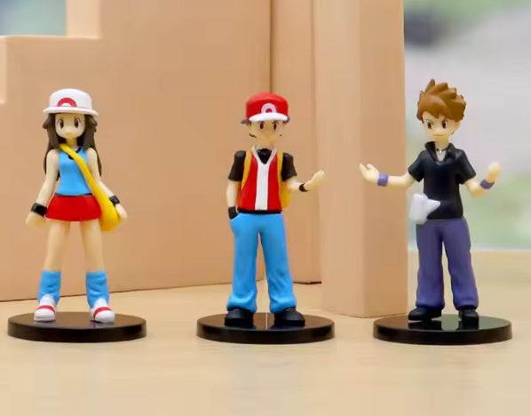 Tinion Pokémon Toy Figure Set of 8 Pcs | Mini Action Figures 3-9cm | Special Edition for Car Dashboard, Cake, Office Desk, Study Table & Home Decoration
