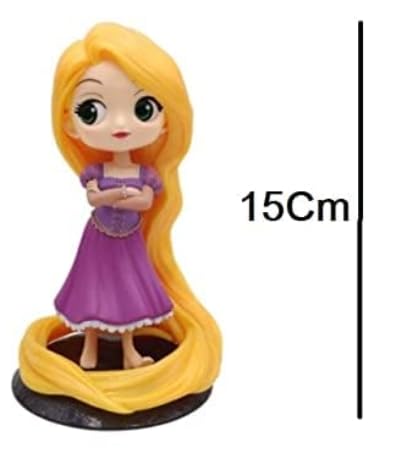 Tinion || Rapunzel Special Edition Miniature Princess Doll – Decorative Toy Figure for Car Dashboard, Cake, Desk, Study Table & More (Pack of 1, Height: 16 cm)