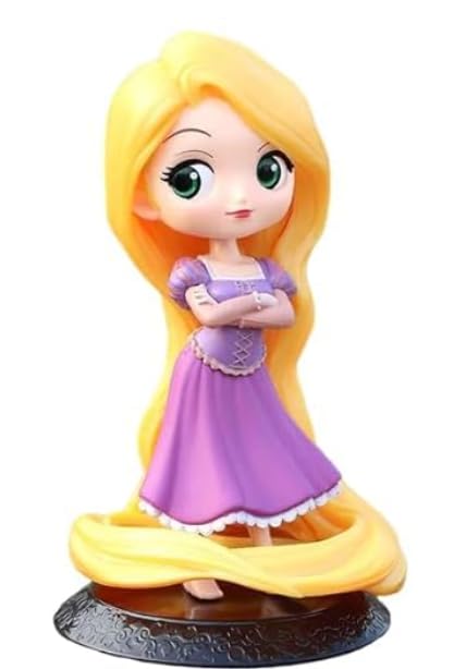 Tinion || Rapunzel Special Edition Miniature Princess Doll – Decorative Toy Figure for Car Dashboard, Cake, Desk, Study Table & More (Pack of 1, Height: 16 cm)