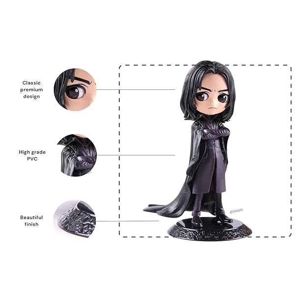 Tinion|| Snape (Harry Potter) Action Figure from Frozen SpecialEdition for Car Dashboard, Decoration, Cake, Office Desk & Study Table (15cm)(Package of 1)