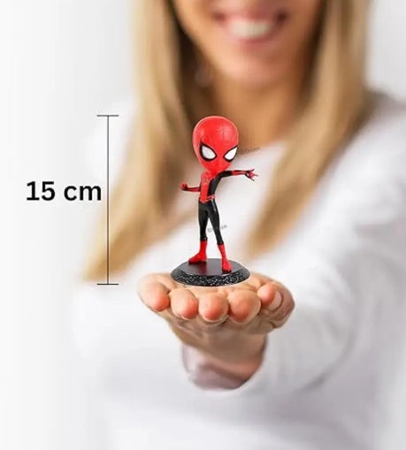 Tionion™ Spider Man (Avengers) Action Figure Special Edition Action Figure for Car Dashboard, Decoration, Cake, Office Desk & Study Table (Pack of 1) (Height-16cm)