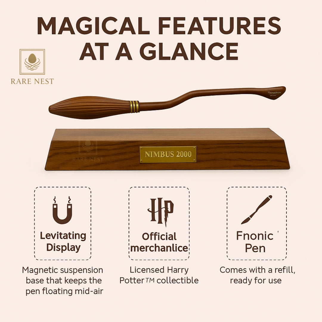 Harry Potter™ Levitating Nimbus 2000 Pen – Officially Licensed Collectible