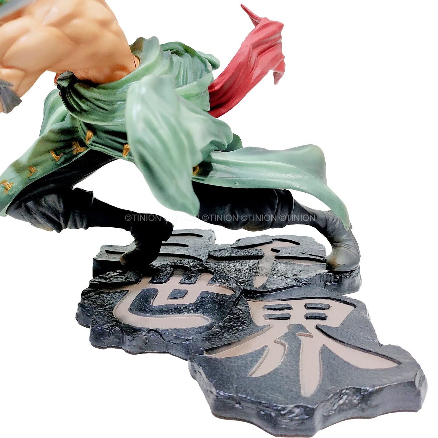 Tinion||ONE Piece- Roronoa Zoro- HIGH Detailed -Action Figure Miniature Toy Figure (Doll) Special Edition for Car Dashboard, Decoration, Cake, Office Desk & Study Table (Pack of 1) (Height- 18cm)
