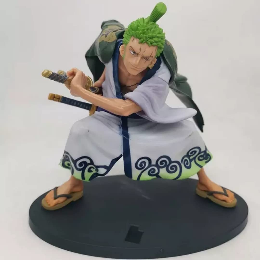 Tinion™ One Piece – King of Artist Roronoa Zoro PVC Collectible Anime Figure Toy (Multicolor)(Height- 15 Cm)