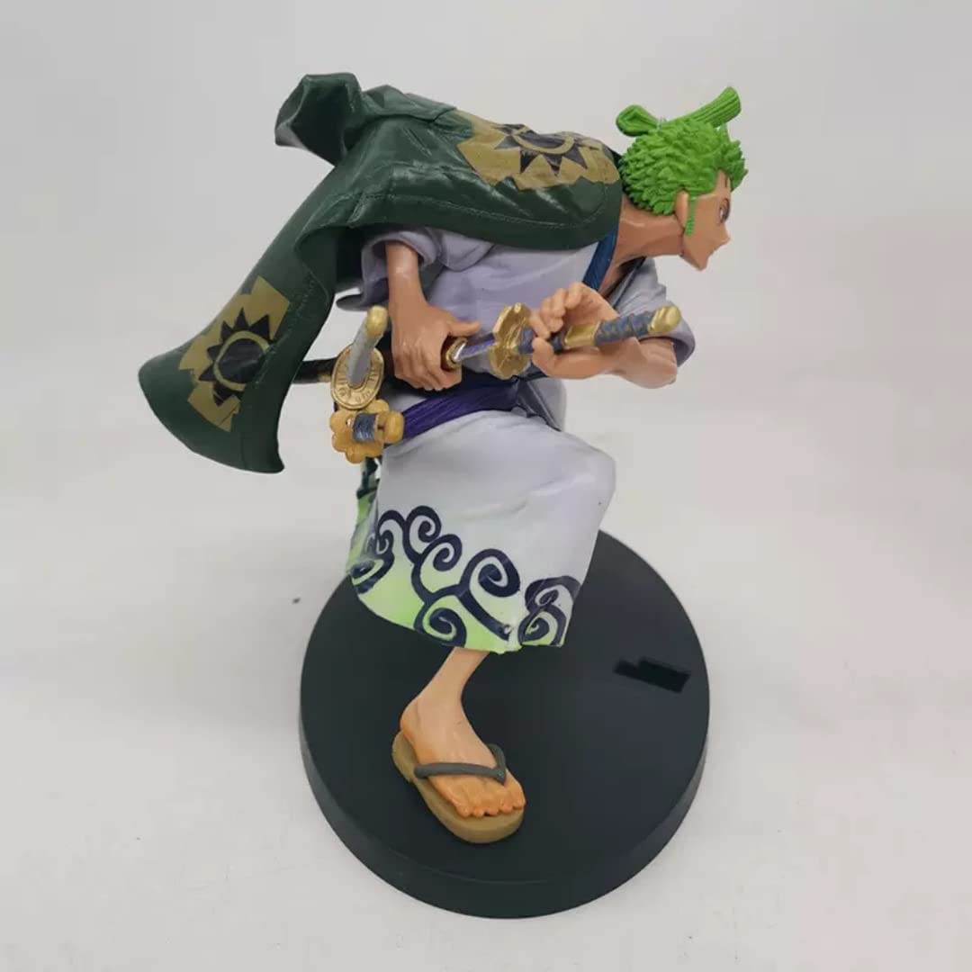 Tinion™ One Piece – King of Artist Roronoa Zoro PVC Collectible Anime Figure Toy (Multicolor)(Height- 15 Cm)