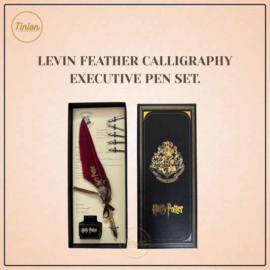 Tinion Harry Potter™ Levin Feather Calligraphy Executive Pen Set – Premium Gift Box