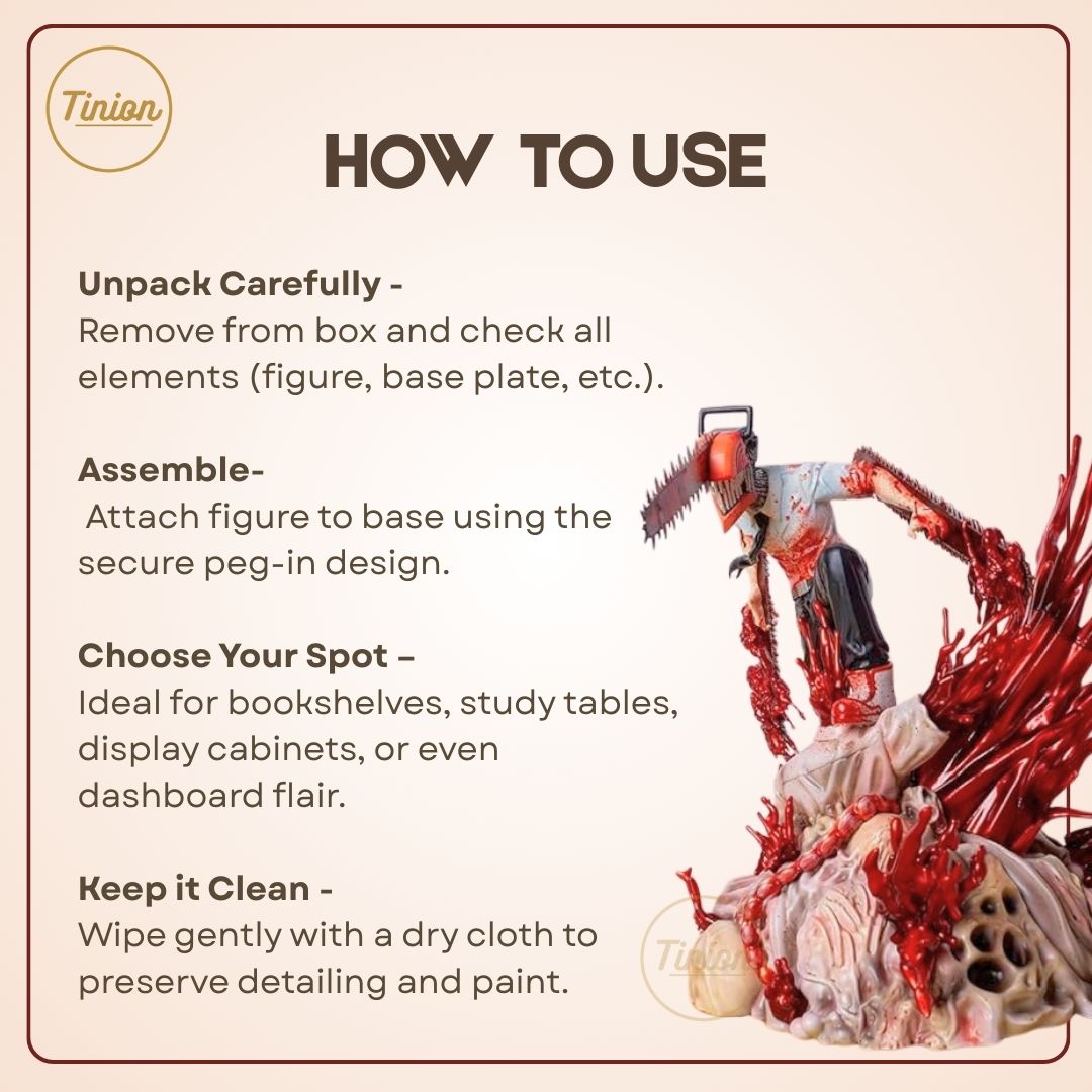 Chainsaw Man – Denji Action Figure (29 cm) | Tinion Collector's Edition