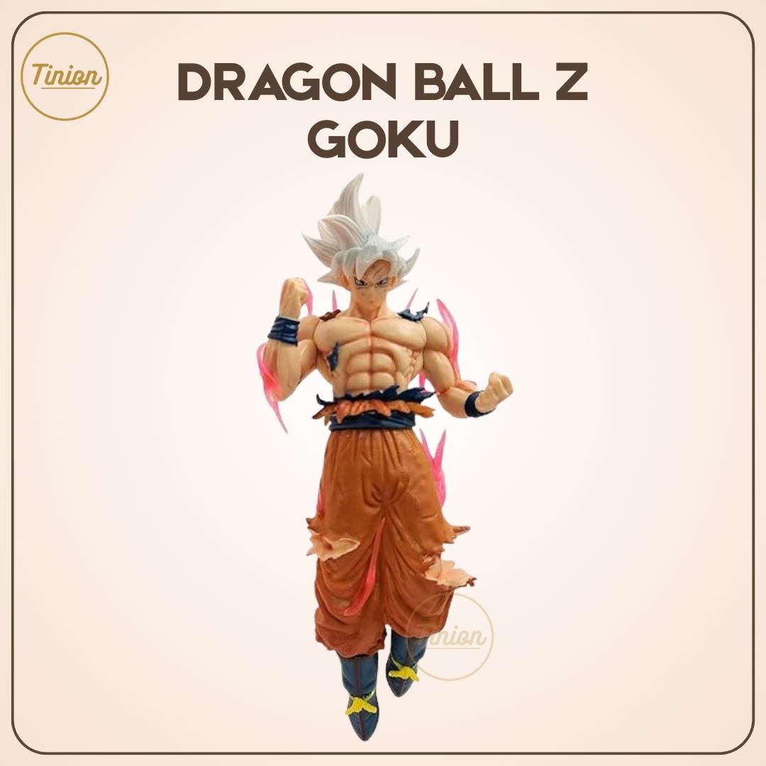 Tinion | Dragon Ball Z Goku Ultra Instinct Action Figure – 24 cm PVC Collectible (White Hair)