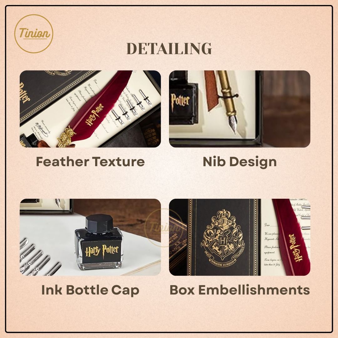 Tinion Harry Potter™ Levin Feather Calligraphy Executive Pen Set – Premium Gift Box