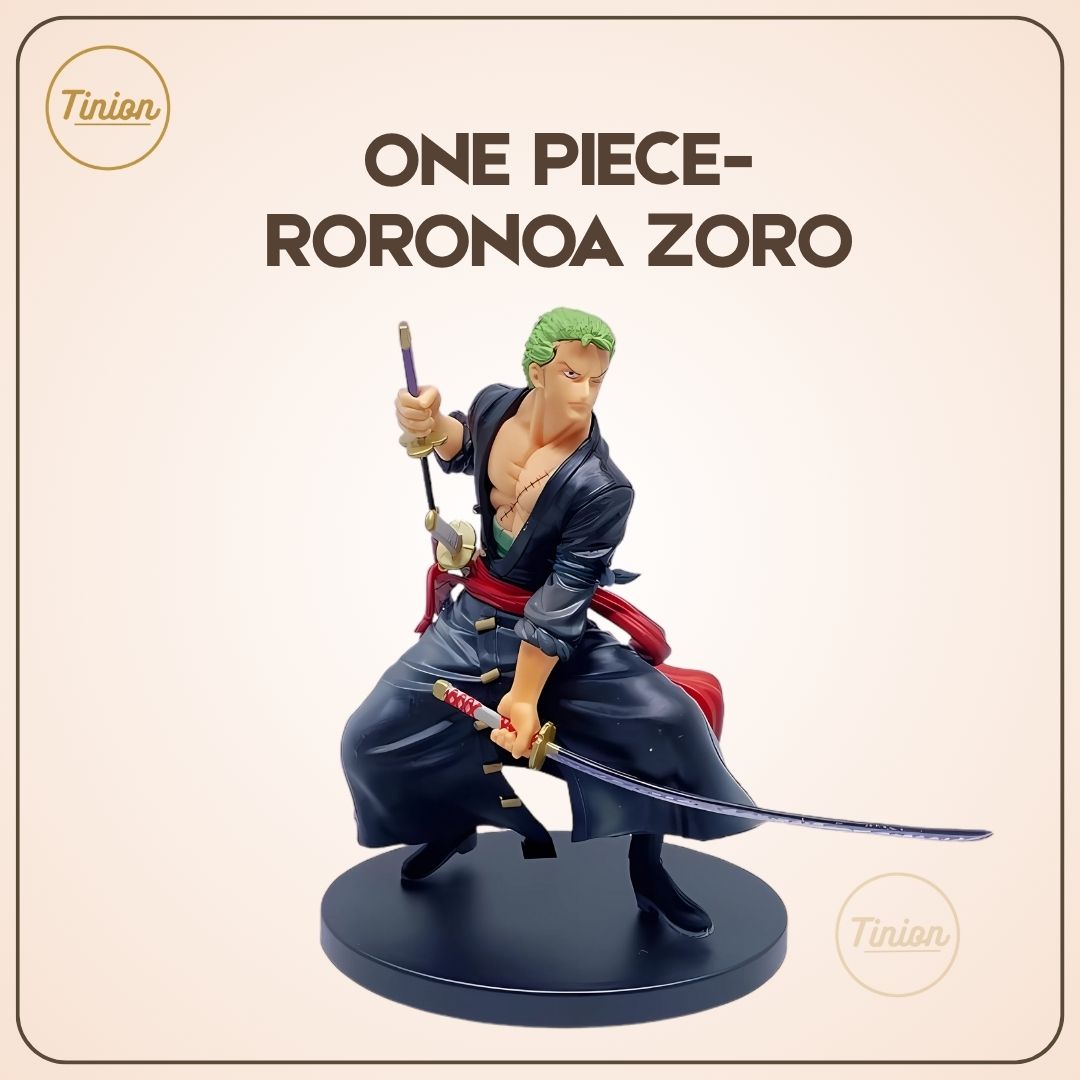 Tinion | One Piece – Roronoa Zoro Action Figure – 18 cm Special Edition Collectible