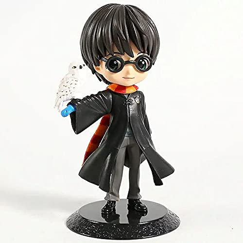 Tinion™ Harry Potter with Owl – Special Edition Action Figure (16cm) | Dashboard, Desk, Cake & Room Decor