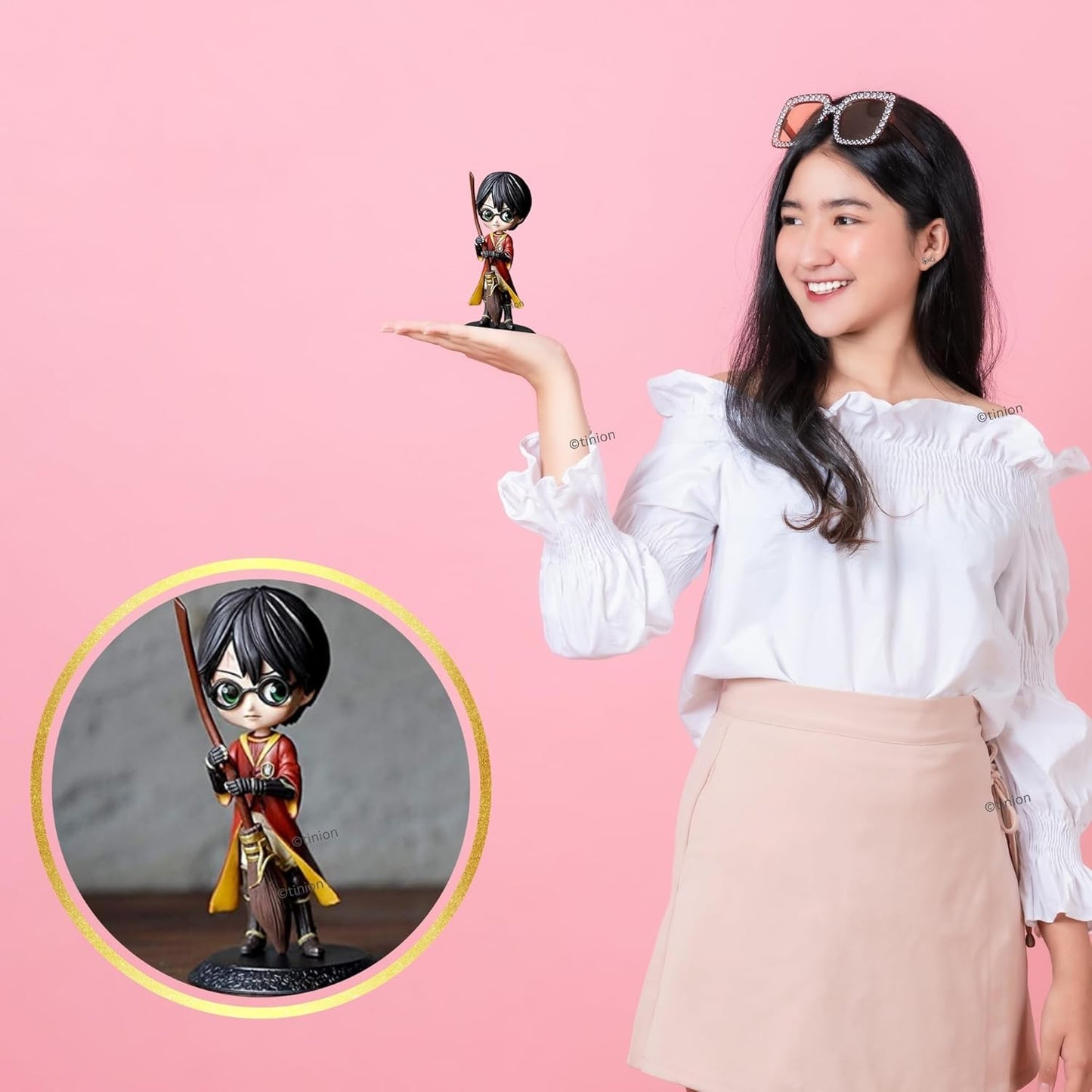 Tinion Harry Potter Special Edition Action Figure – 16cm | Car Dashboard, Cake Topper, Desk & Table Decoration (Pack of 1)