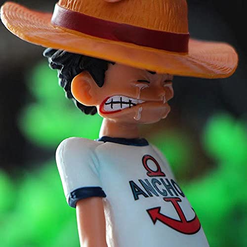 Tinion One Piece Special Edition Luffy & Shanks Action Figure – 18cm Miniature Toy for Car Dashboard, Desk, Cake & Home Decor (Pack of 1)